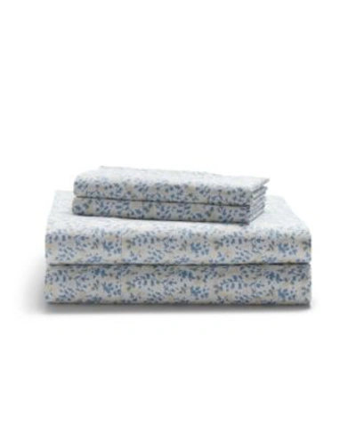 Lauren Ralph Lauren Eva Leaf Cotton Sateen Sheet Sets Bedding In Grey Multi
