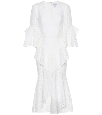 Rebecca Vallance Playa Midi Dress In White