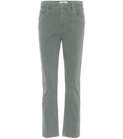 Isabel Marant Étoile Fliff Straight-leg Jeans In Green