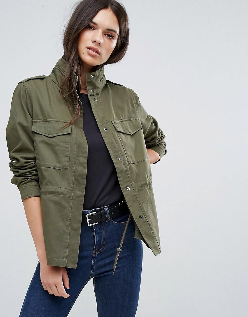 Vero Moda Short Parka - Green | ModeSens