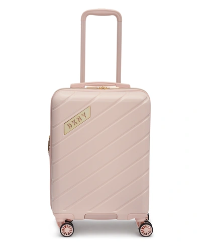 Dkny Bias 24" Upright Trolley Luggage In Rosewater