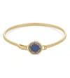 Marc Jacobs Enamel Disc Hinged Bracelet In Vintage Blue