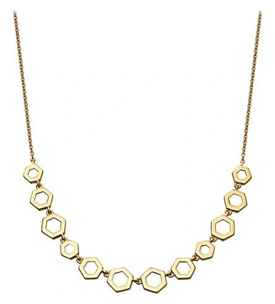 Astley Clarke Honeycomb 14ct Yellow-gold Necklace In Yellow Gold