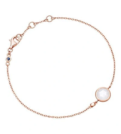 Astley Clarke Stilla 18ct Rose Gold-plated Moonstone Bracelet