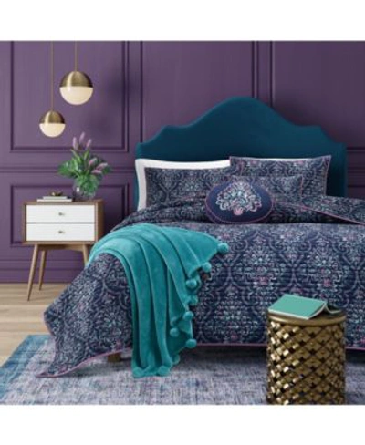J By J Queen Kayani Comforter Sets Bedding In Indigo