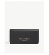 Ted Baker Lura Matinee Leather Wallet In Black