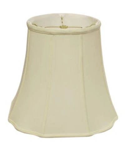 Macy's Cloth Wire Slant Fancy Octagon Softback Lampshade With Washer Fitter Collection In Off-white