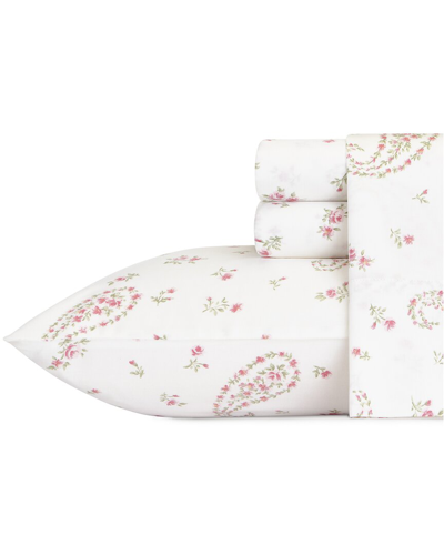 Laura Ashley Bristol Paisley T300 Pnk Sheet Set