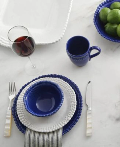 Euro Ceramica Sarar Dinnerware Collection In Cobalt Blue