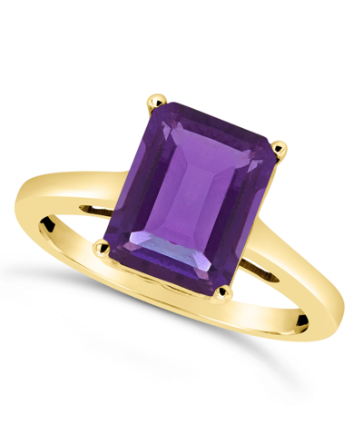 Macy's Amethyst (3-1/7 Ct. T.w.) Ring In 14k Yellow Gold