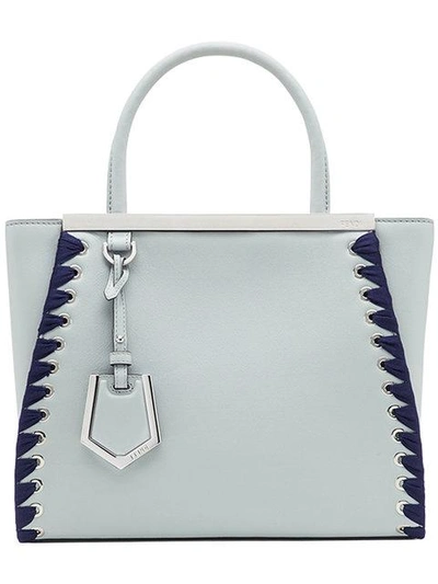 Fendi 2jours Tied Detail Tote - Blue