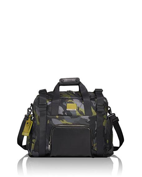 tumi green luggage