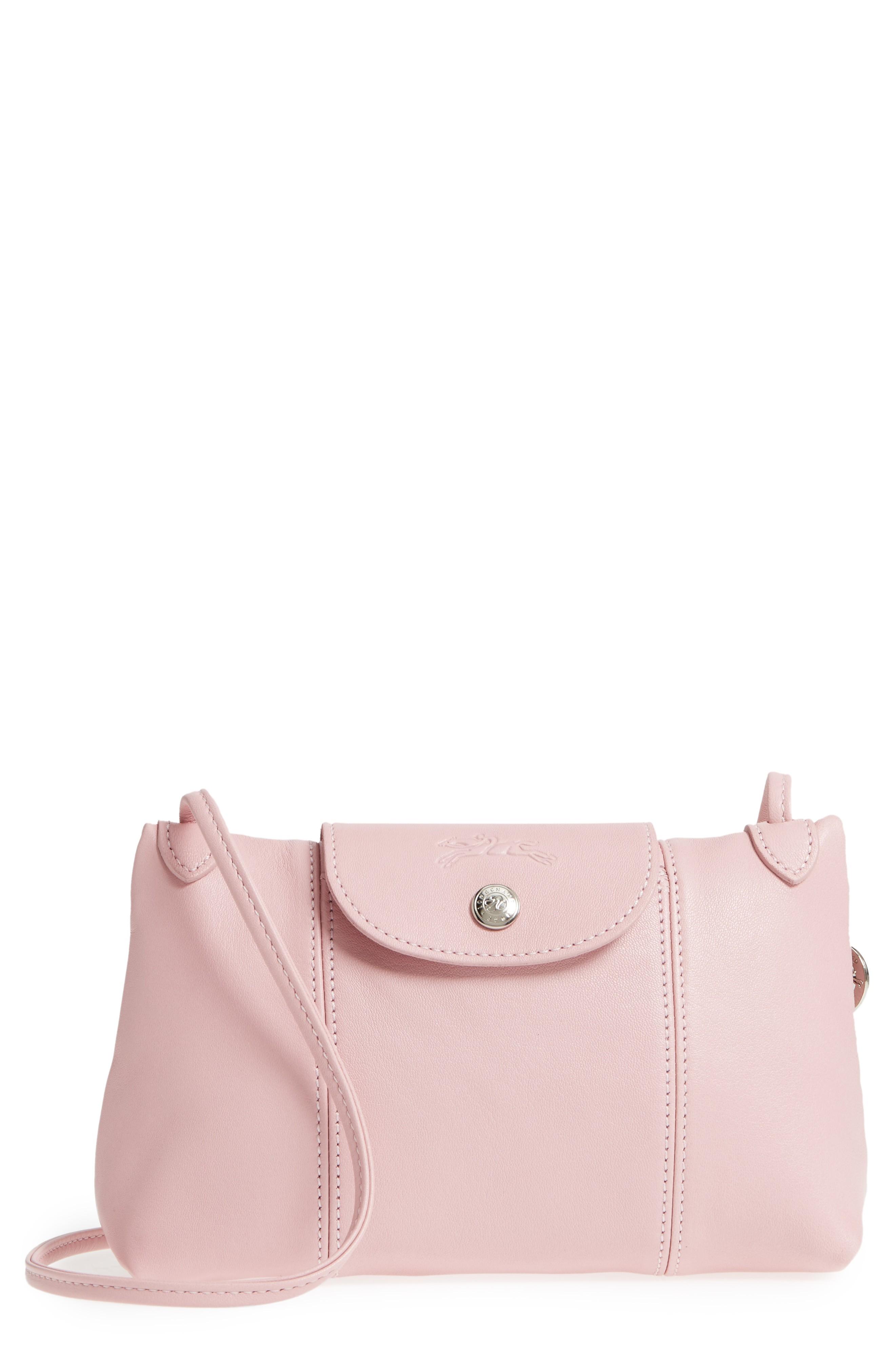 longchamp cuir crossbody