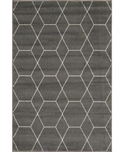 Bayshore Home Plexity Plx1 Area Rug Collection In Navy Blue