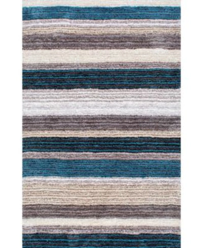 Nuloom Zoomy Hand Tufted Classie Area Rug Collection In Sky Blue