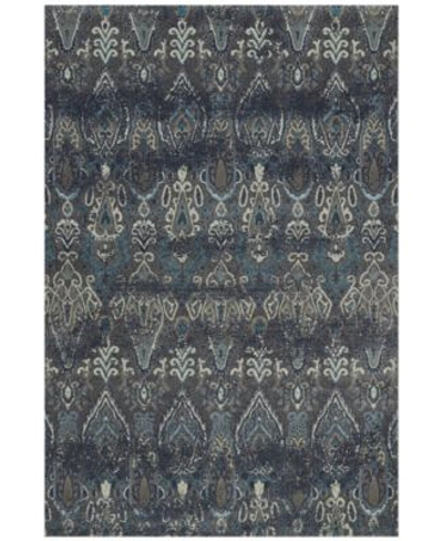 D Style Mosaic Monterey Area Rugs In Pewter
