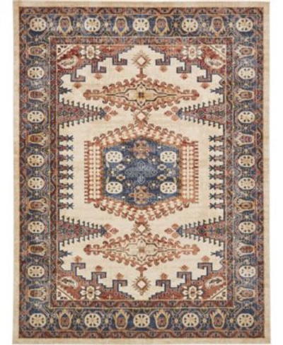 Bayshore Home Shangri Shg4 Area Rug Collection In Peach