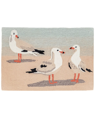 Liora Manne Frontporch Gulls Sand Doormat