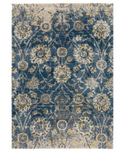 D Style Nola Or5 Area Rug In Indigo