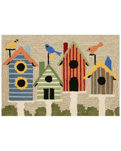 Liora Manne Frontporch Birdhouses Multi Doormat