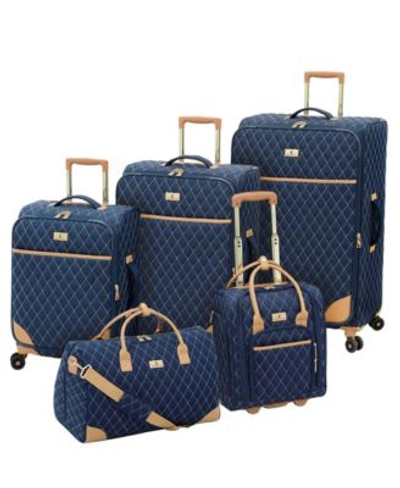 London Fog Queensbury Softside Luggage Collection In Navy