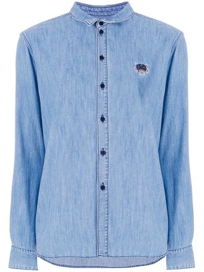 Kenzo Denim Shirt In Blue