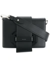 Prada Ribbon Shoulder Bag In Black