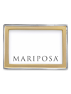 Mariposa Signature 4'' X 6'' Enamel Frame In Gold