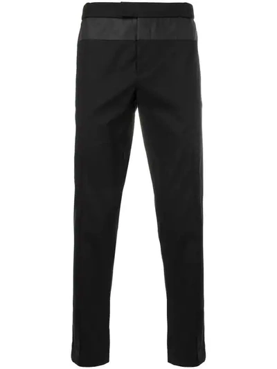 Les Hommes Urban Classic Fitted Trousers - Black