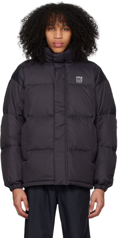 66°north Dyngja Down Jacket In Black