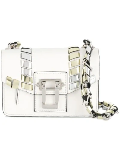 Proenza Schouler Hava Embellished Shoulder Bag In White