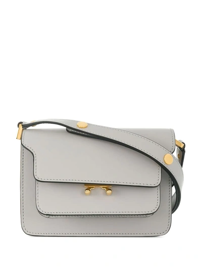 Marni Trunk Shoulder Bag In Grey