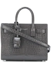 Saint Laurent Crocodile Embossed Baby Sac De Jour Bag