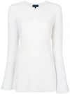 Cashmere In Love Cashmere True Cut-out Sweater In White