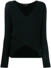 Cashmere In Love Chloe V-neck Sweater - Black