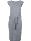 Cashmere In Love Cashmere Colette Knitted Dress - Grey