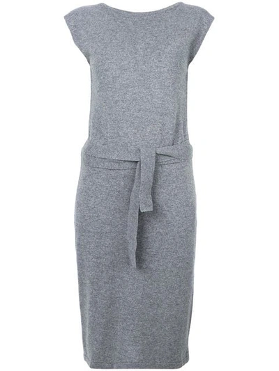 Cashmere In Love Cashmere Colette Knitted Dress - Grey