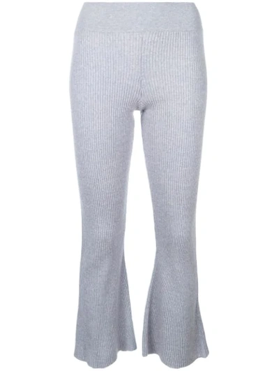 Cashmere In Love Candiss Knit Trousers In Grey