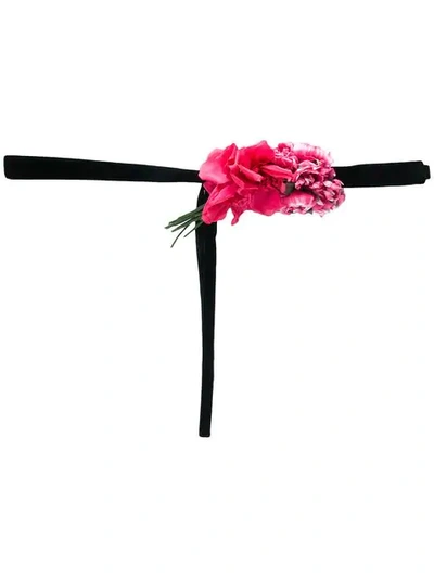 Dolce & Gabbana Floral Tie Belt