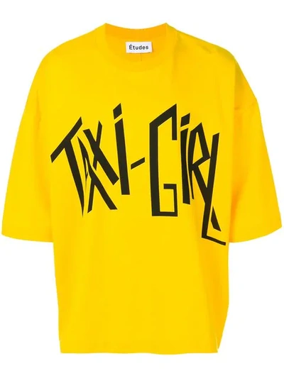 Etudes Studio Études Desert Taxi Girl T-shirt - Yellow In Yellow
