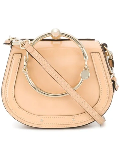 Chloé Nile Small Bracelet Bag In Neutrals