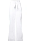 Alexander Wang White Pleated Front Trousers