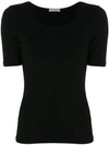 Le Tricot Perugia Jersey T-shirt In Black