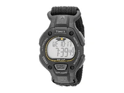 Timex Ironman® Traditional 30-lap Full-size Black/yellow Fast Wrap Velcro  Strap Watch | ModeSens