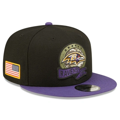 New Era Men's Black, Purple Baltimore Raven…