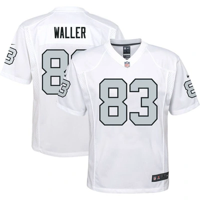 Nike Kids' Youth  Darren Waller White Las Vegas Raiders Alternate Game Jersey