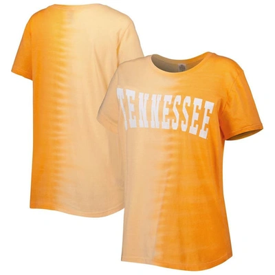 Gameday Couture Tennessee Orange Tennessee Volunteers Find Your Groove Split-dye T-shirt
