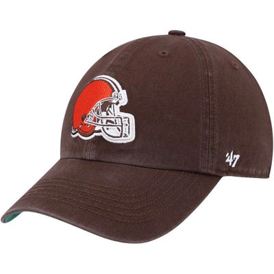 47 ' Brown Cleveland Browns Franchise Team Fitted Hat