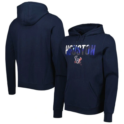 New Era Navy Houston Texans Ink Dye Pullover Hoodie