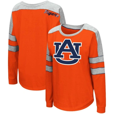 Colosseum Orange Auburn Tigers Trey Dolman Long Sleeve T-shirt